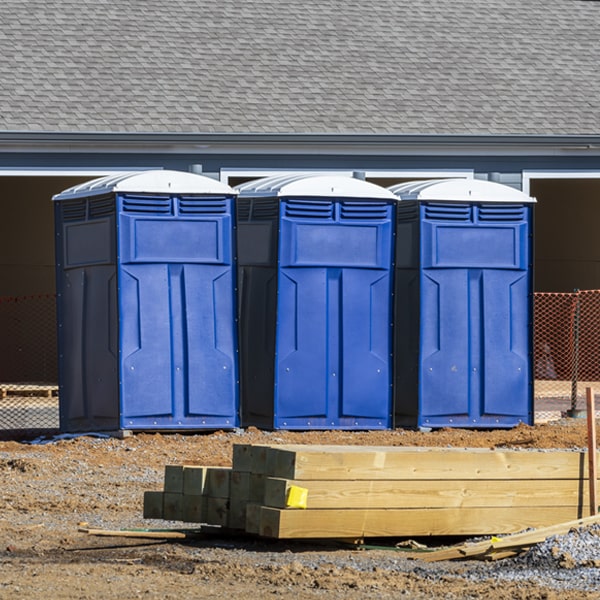 what is the maximum capacity for a single portable restroom in Hoot Owl OK